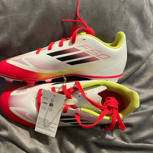 Adidas Kids Sneakers - Red, White, and Black - Picture 1 of 6